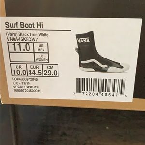 Vans Surf Boot size 11 Men’s